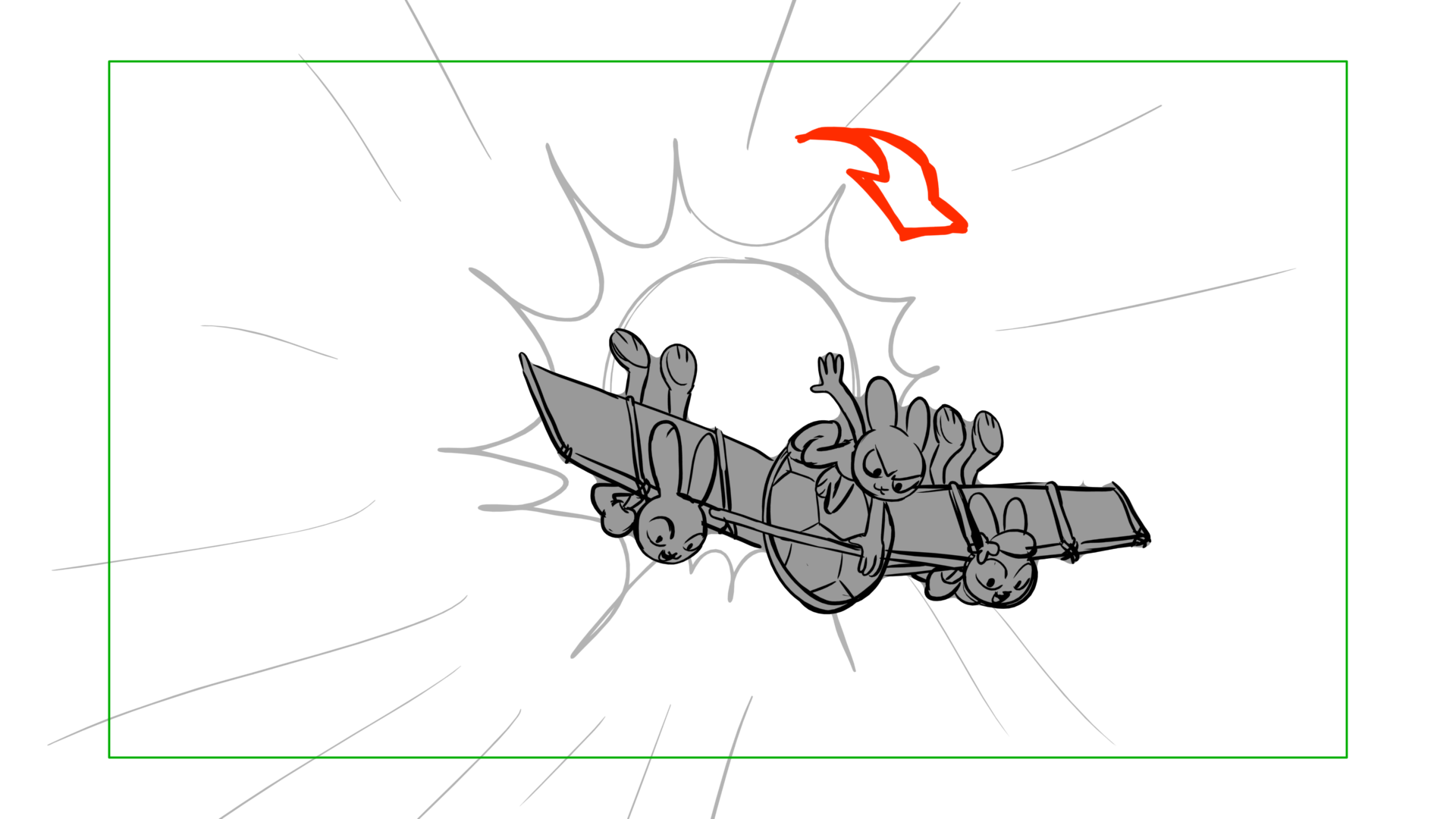 Venom Wars — Escena 14, panel 3, storyboard by Melissa Ballesteros